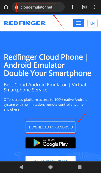 search the official website, click 'Download for Android'